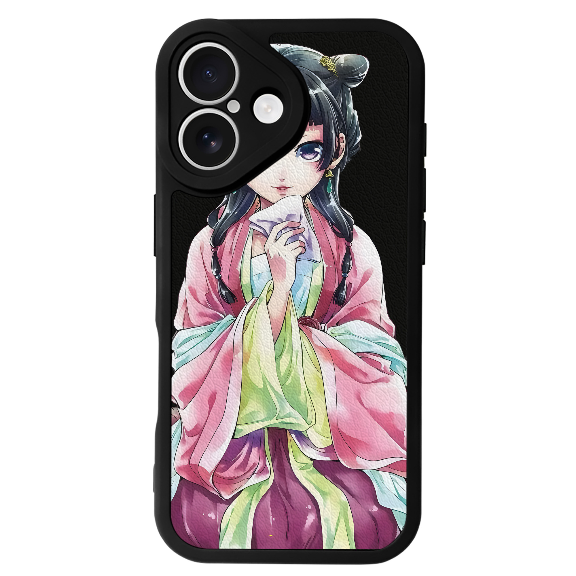 （画像用） 薬屋のひとりごと The Apothecary Diaries 【iPhone 16シリーズ対応】シリコンスマホケース（レザー調） 材質：シリコン